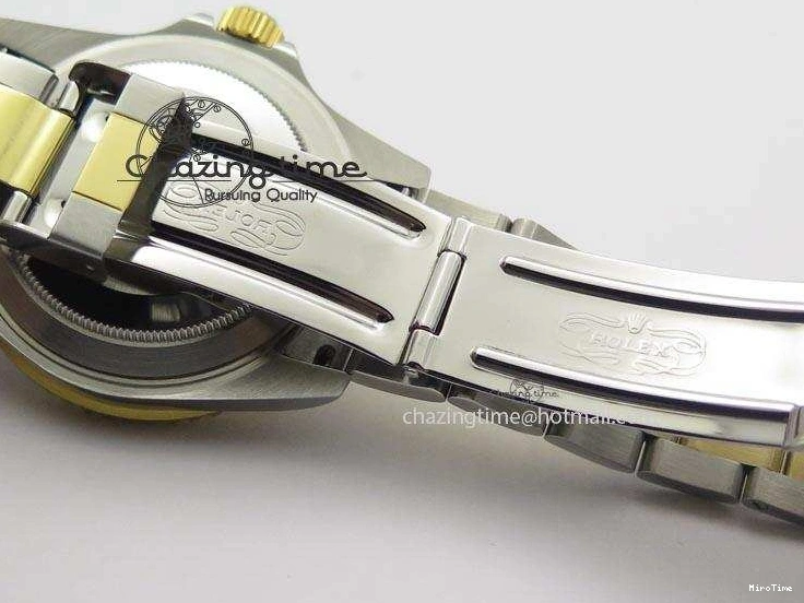 MiroTime 1231 Stretchable Submariner BP Maker 16613 Blue Dial SS YG Case On SS YG Bracelet A 3877